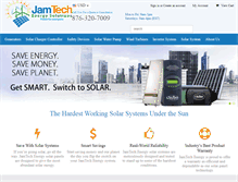 Tablet Screenshot of jamtechenergy.com